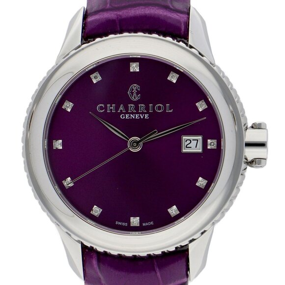 CHARRIOL Watches C036Q Stainless Steel Quartz Genuine box - Picture 1 of 9